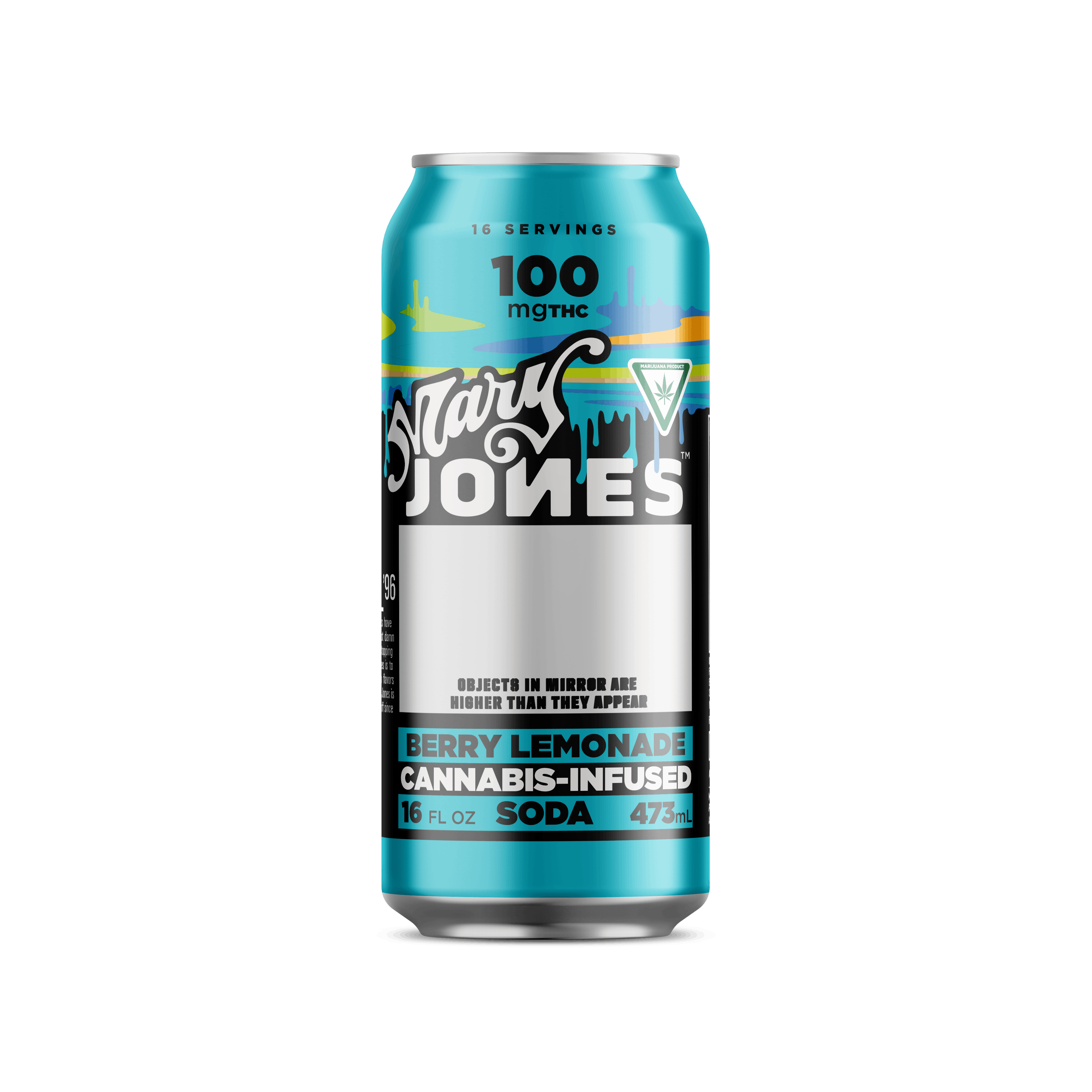 Mary Jones - 100mg Infused Soda - Berry Lemonade