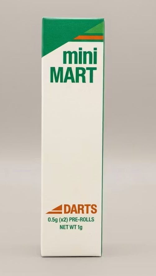Mini MART DARTS | Khalifa Kush | 2pk Pre-rolls | 1g
