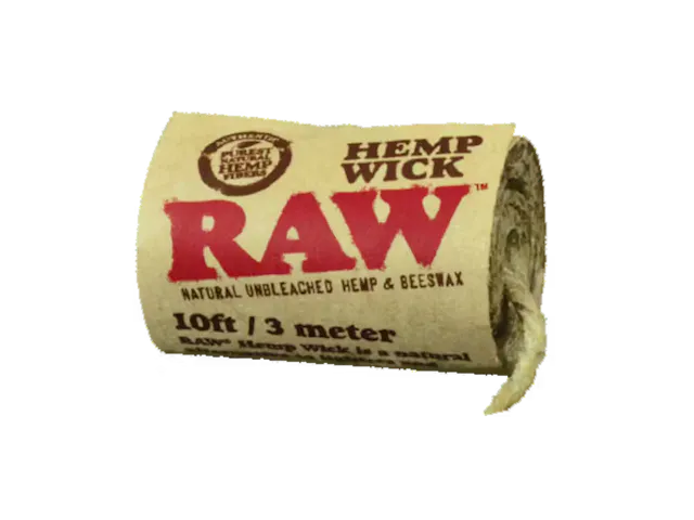 RAW Hemp Wick 20ft (hybrid, papers rolling supplies)