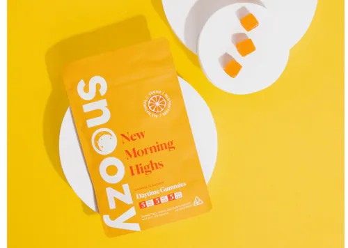 Snoozy | New Morning Highs | Orange Daytime Gummies | 20pk-1