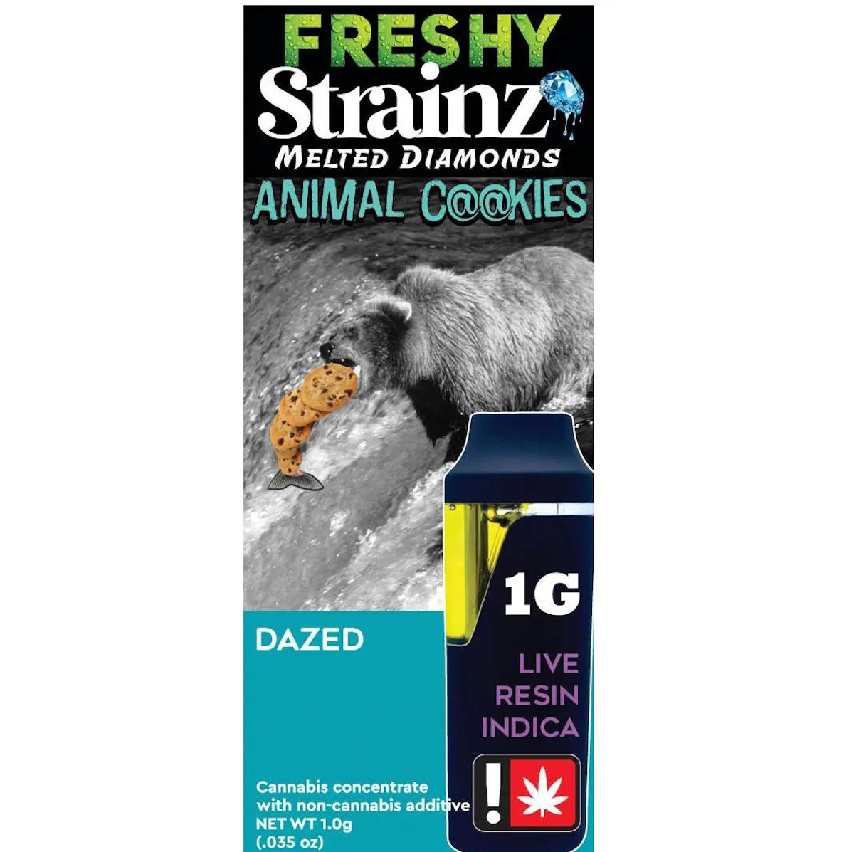STRAINZ Sour Tangie Live Resin Disposable (Freshy) 1g Vaporizers | FRESHY