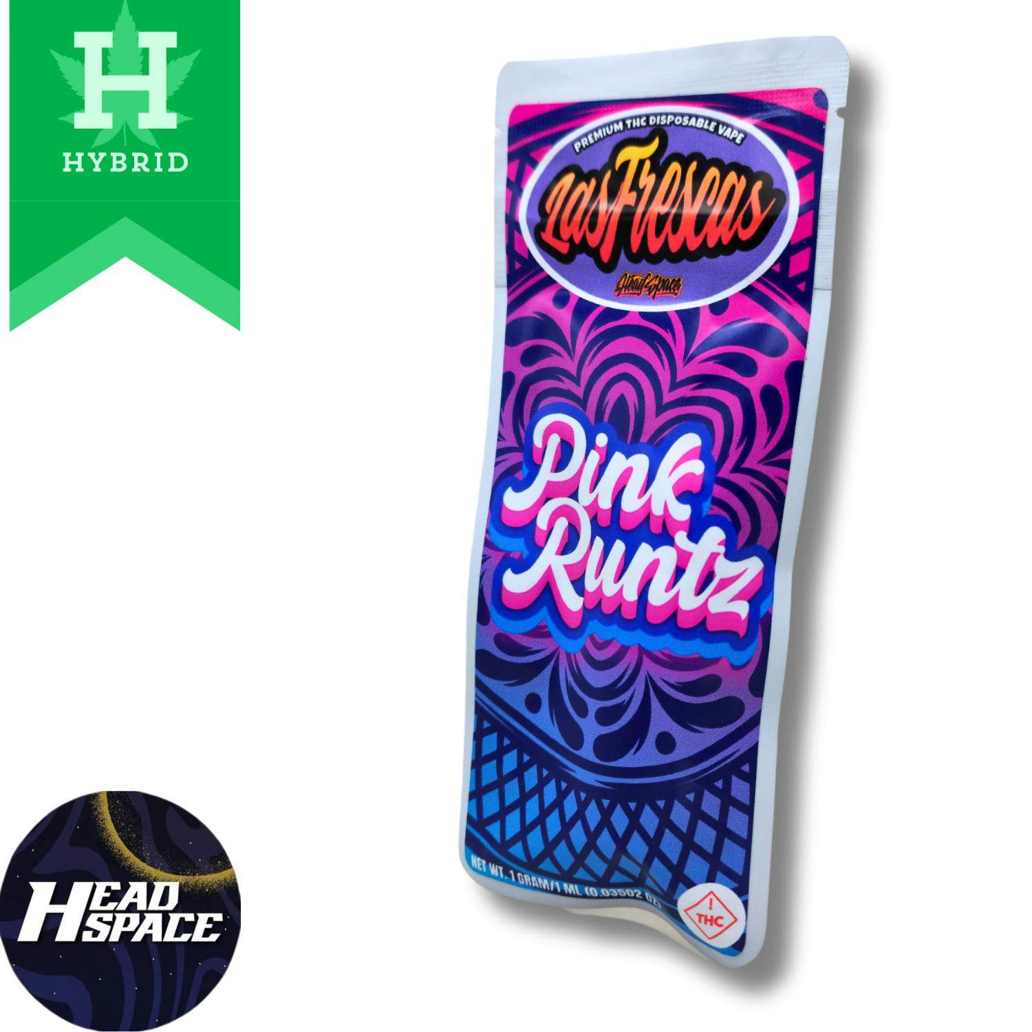 Pink Runtz Hybrid 1.0g Disposable Cart by Head Space • Pecos Valley ...