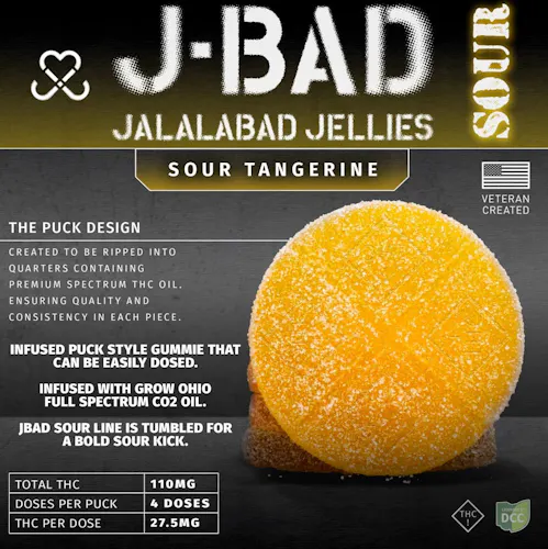 Butterfly Effect | JBAD Field Pack (4ct) | Sour Tangerine | 110mg-active