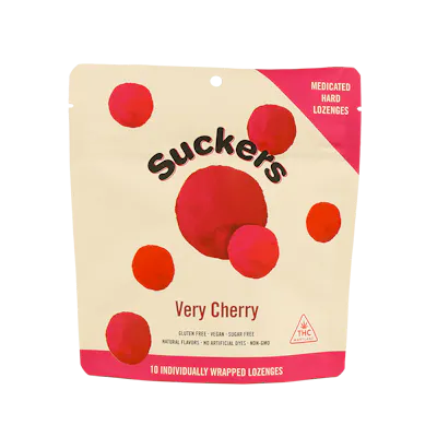 Very Cherry Hard Lozenges 10mg (10ct) - Suckers - Remedy Maryland