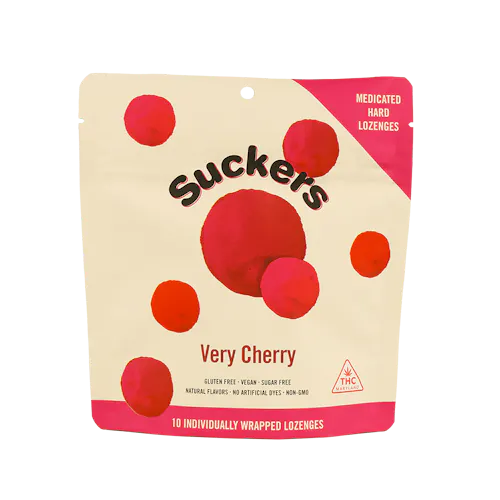 Very Cherry Hard Lozenges 10mg (10ct) – Suckers-active