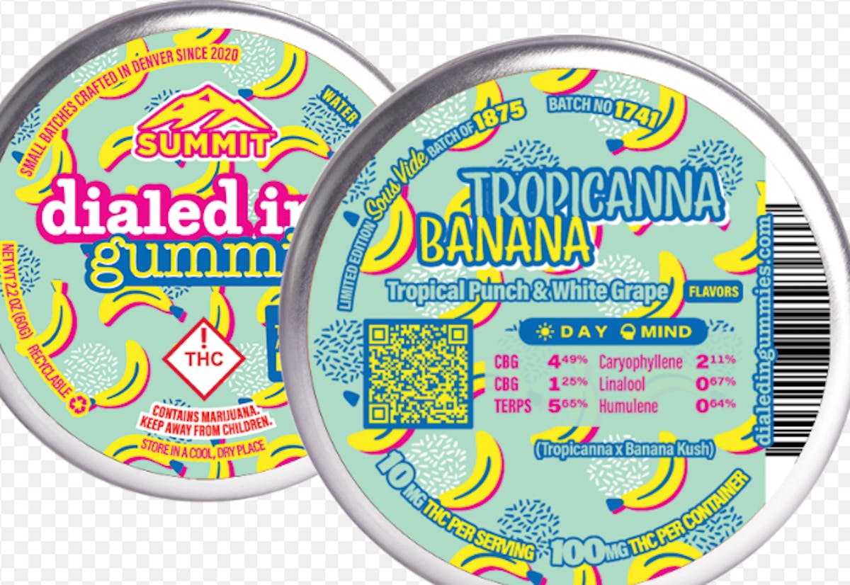 Photo of Dialed In – Rosin Gummies – Tropicana Banana (S) 100mg