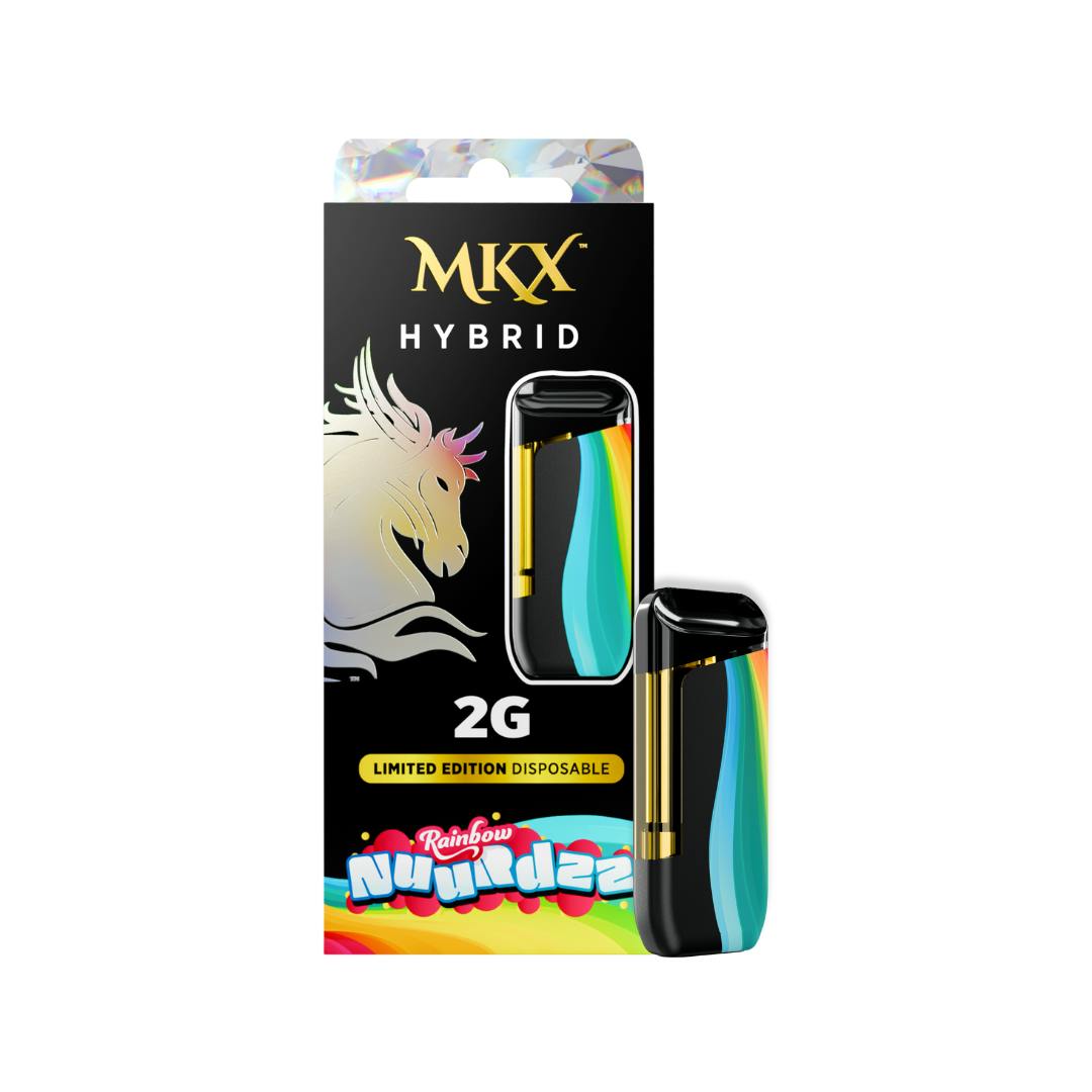 2g MKX Disposable *LIMITED EDITION* - Rainbow Nurdzz 2g Disposable - Hybrid