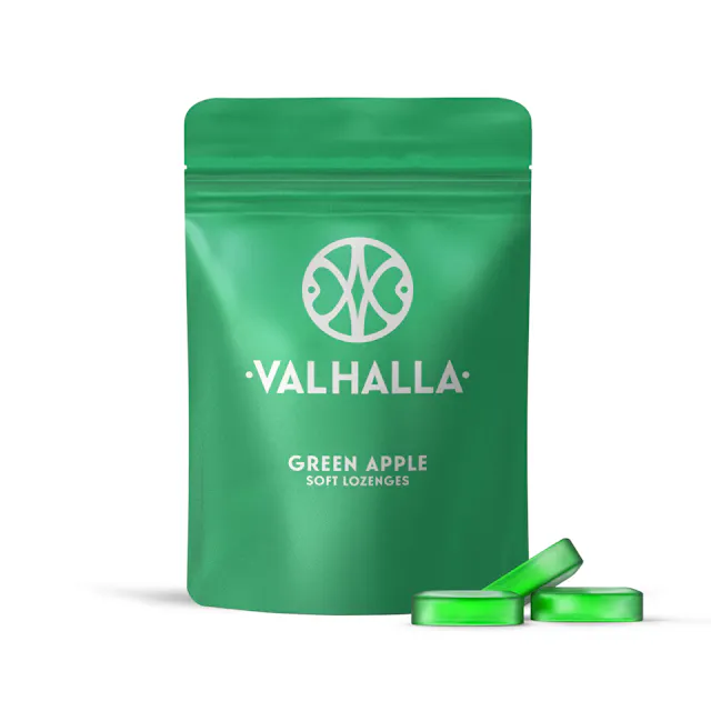 Valhalla Gummies Green Apple 10pk/100mg (hybrid, 2.8g)