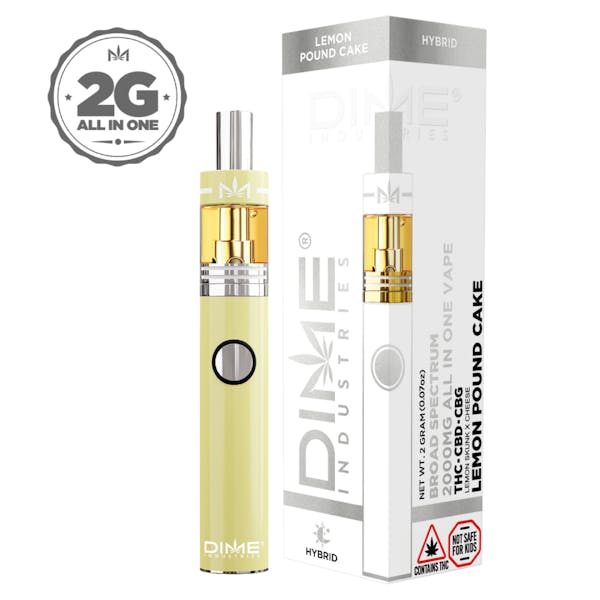 DIME Signature Line 2g Vape Wedding Cake 2g Vaporizers | Dime