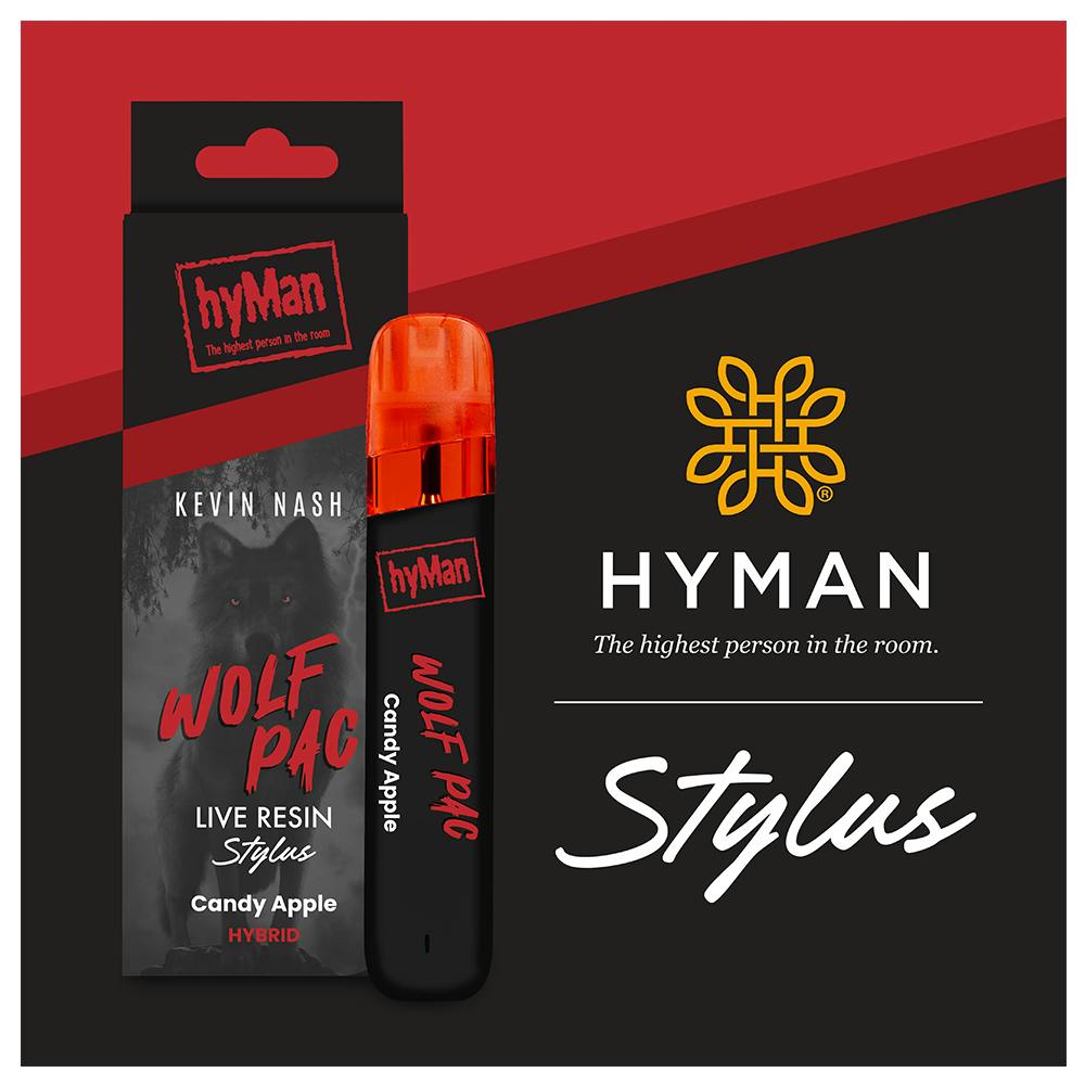 Product: HYMAN | KEVIN NASH x WOLF PAC | LIVE RESIN DISPOSABLE STYLUS HYBRID
