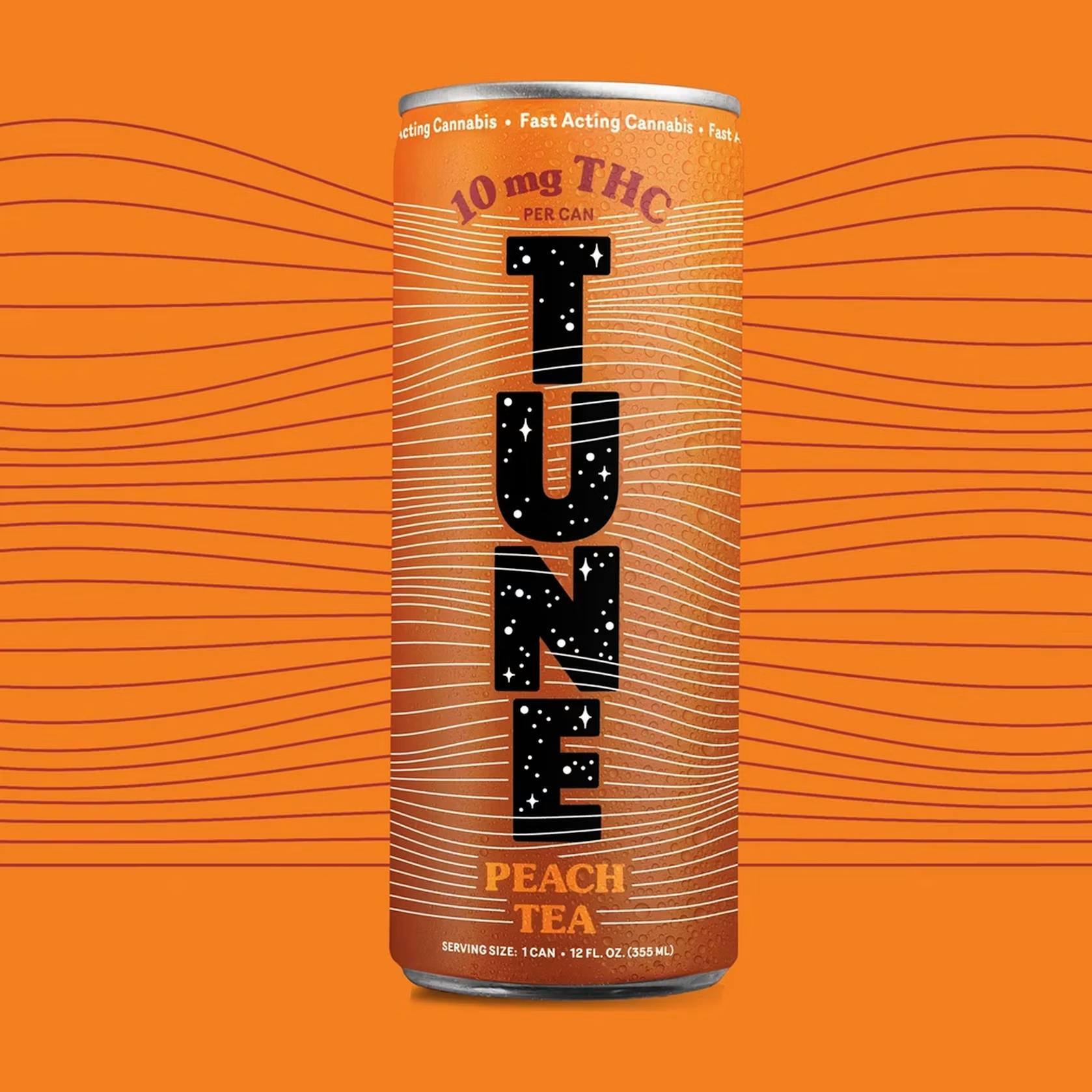 Tune - 10mg THC Infused Beverage - Peach Tea