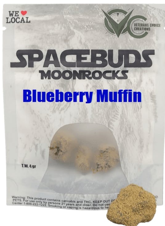 Spacebuds Moonrocks | 4g | Blueberry Muffin