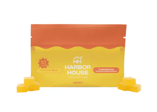Harbor House Tropical Sunrise Rosin Gummies 5mg 20pk (100mg)-1