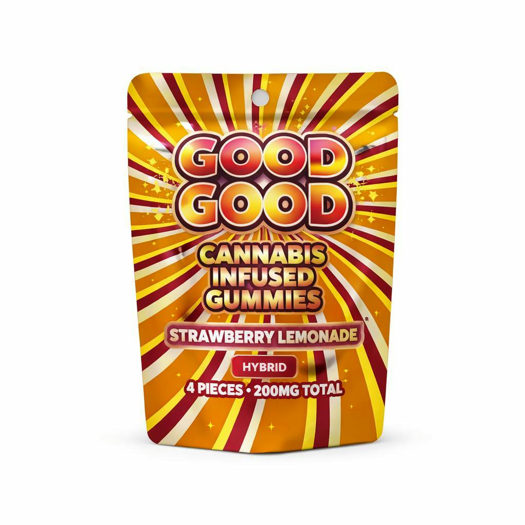 GoodGood GOOD GOOD | STRAWBERRY LEMONADE | 4PK | 200MG | HYBRID — EDIBLES