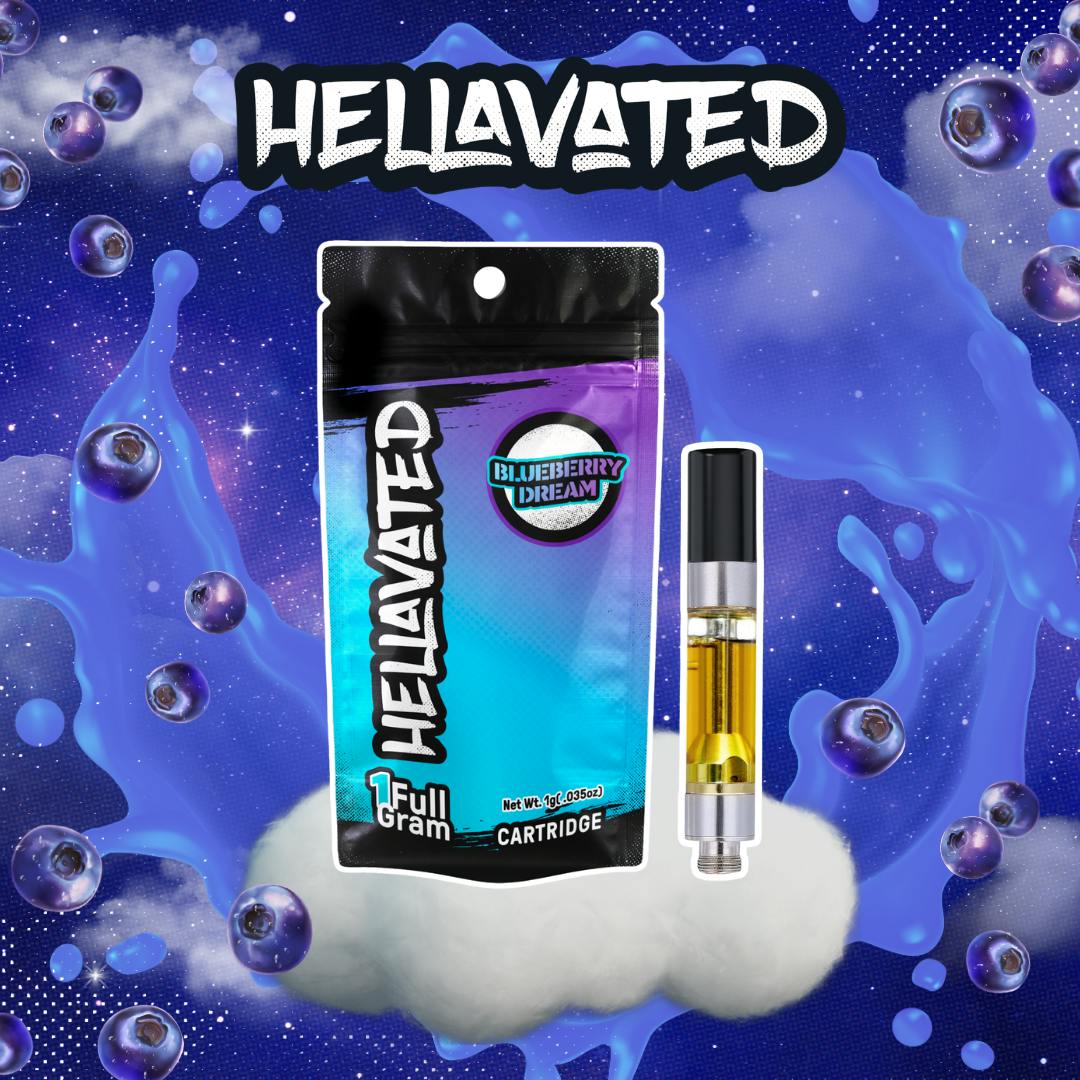 Hellavated Blueberry Dream | 1g Cartridge - Redi Cannabis Dispensary in MA