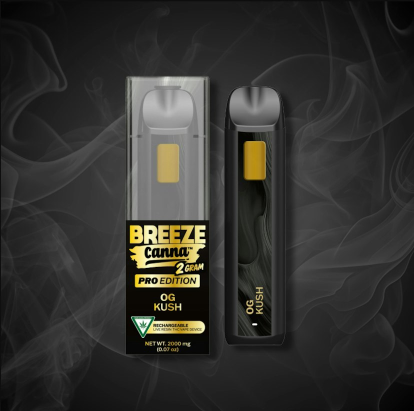 Breeze Canna Live Resin Disposable | OG Kush