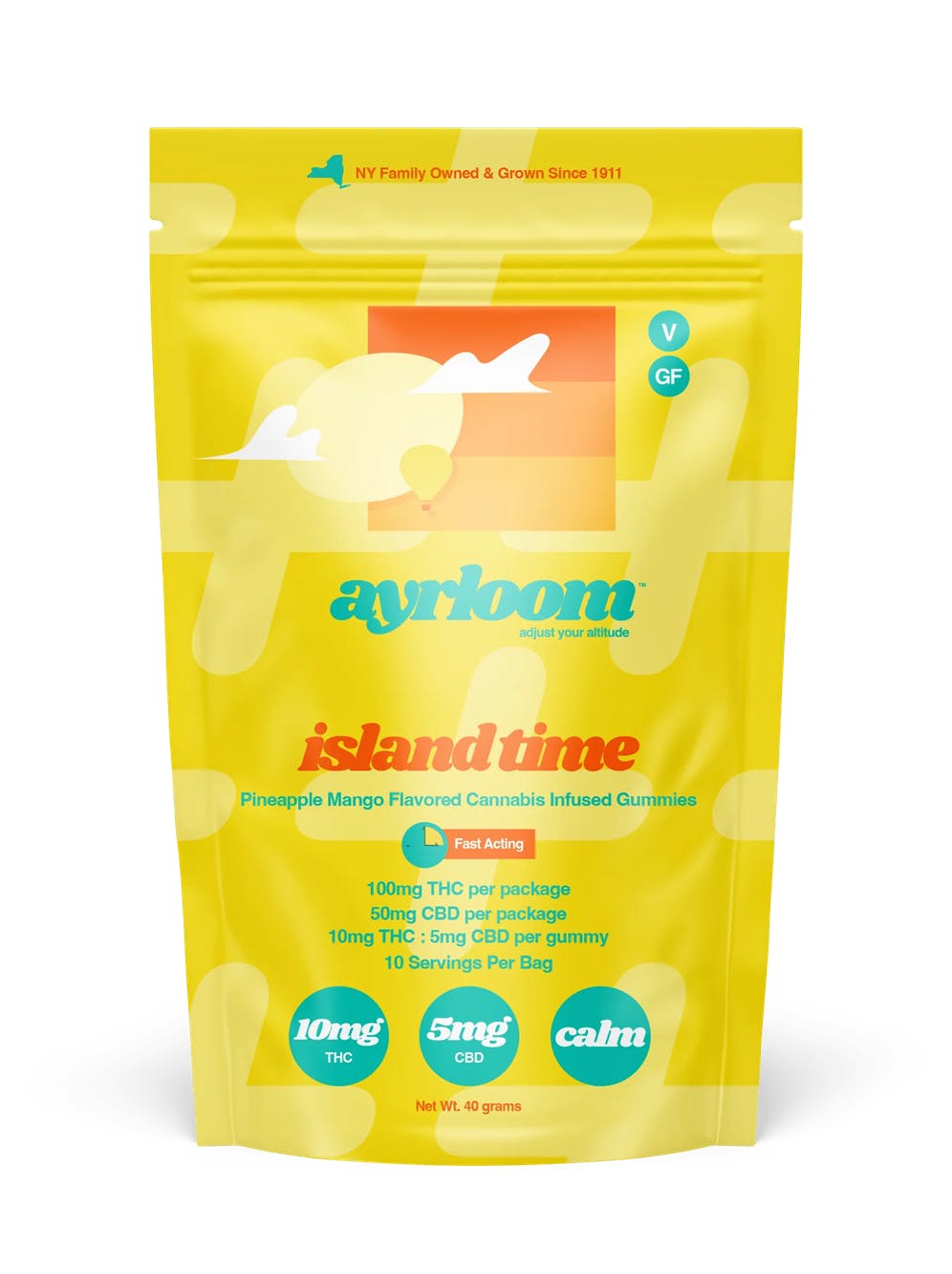 Photo of “Up” 2:1 Island Time Infused Gummies | 100mg
