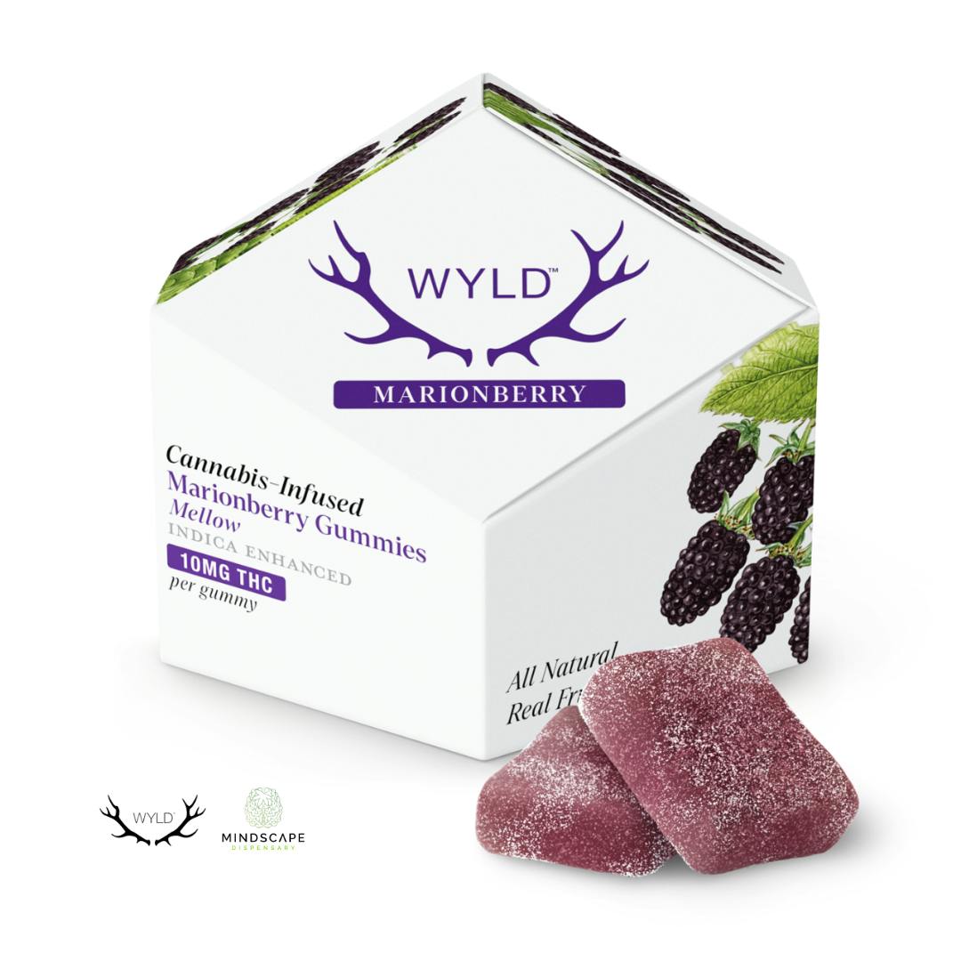 Wyld Marionberry Indica Gummies 100mg