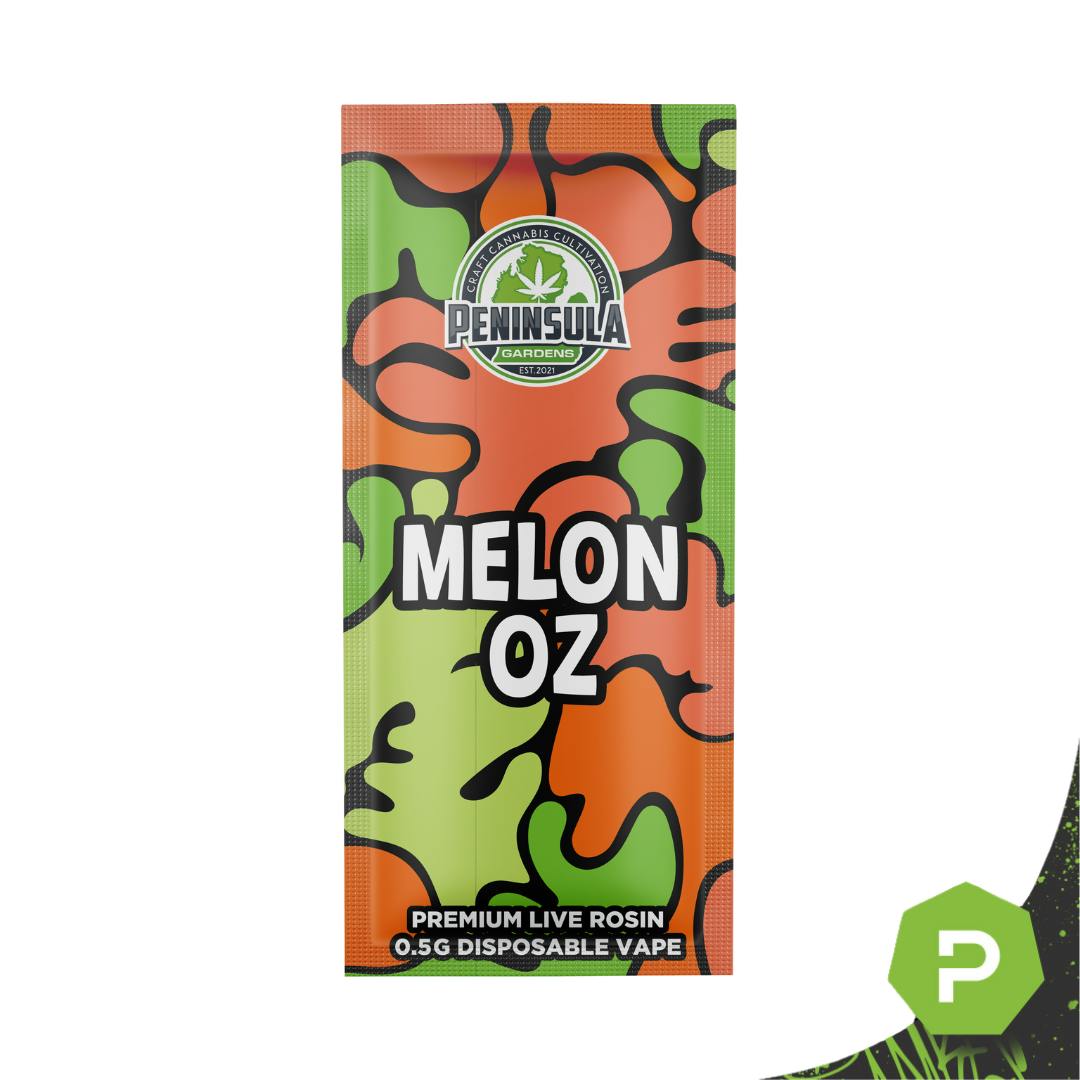 oz vape disposable Peninsula Gardens Peninsula Gardens Live Rosin Disposable | Melon OZ