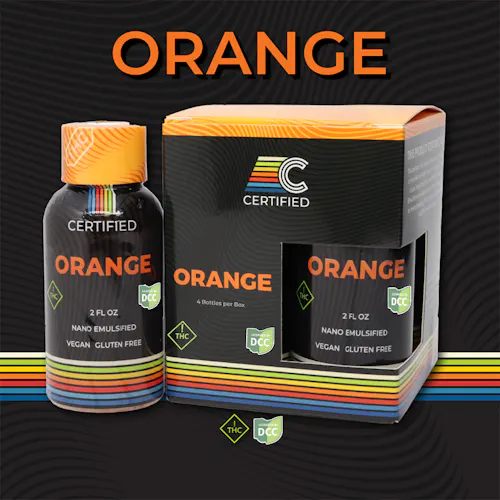 Certified Cultivators | Orange Drink | 4pack | 100mg-1