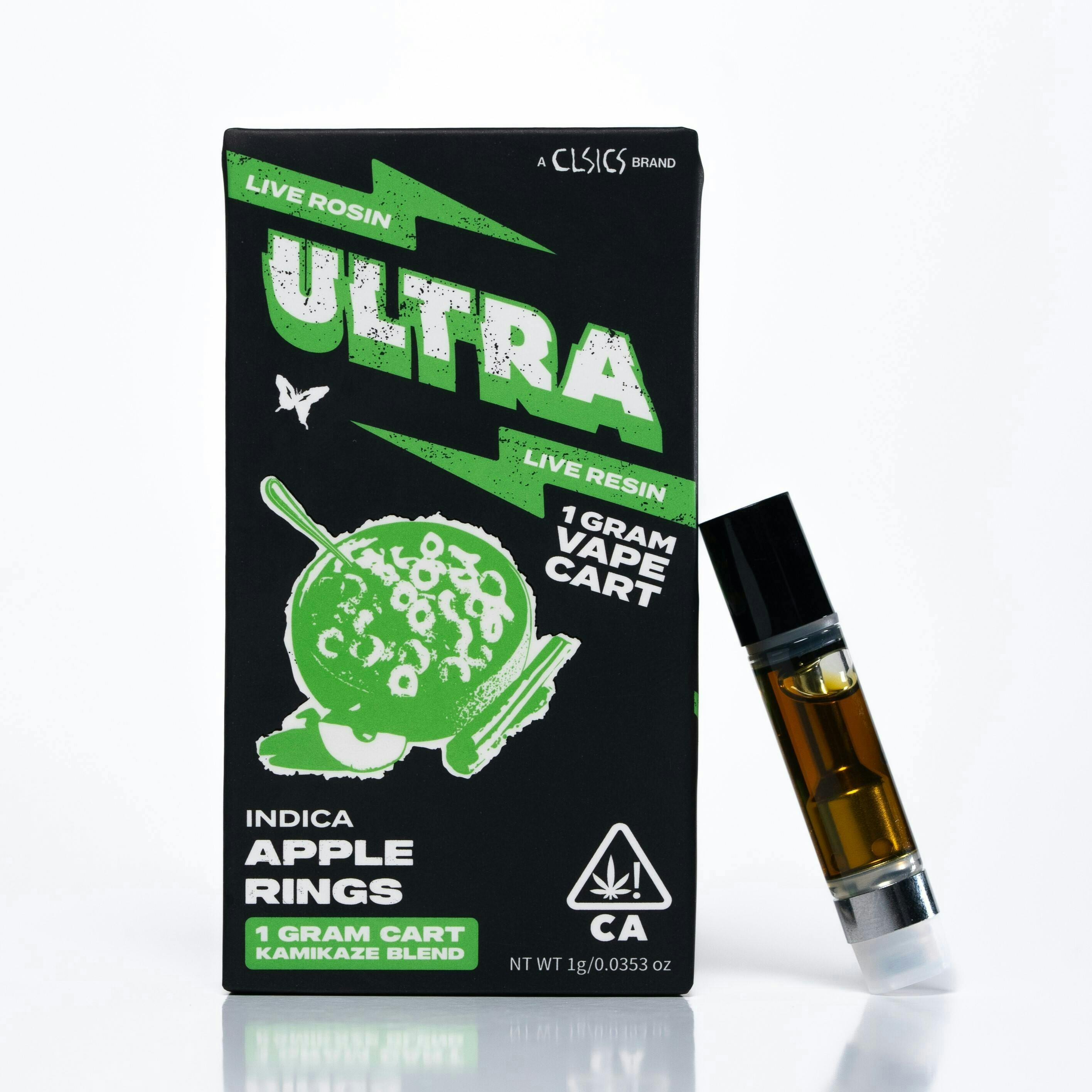 Ultra Live Rosin + Live Resin Cartridge - Apple Rings 1g | Harborside  (Oakland)