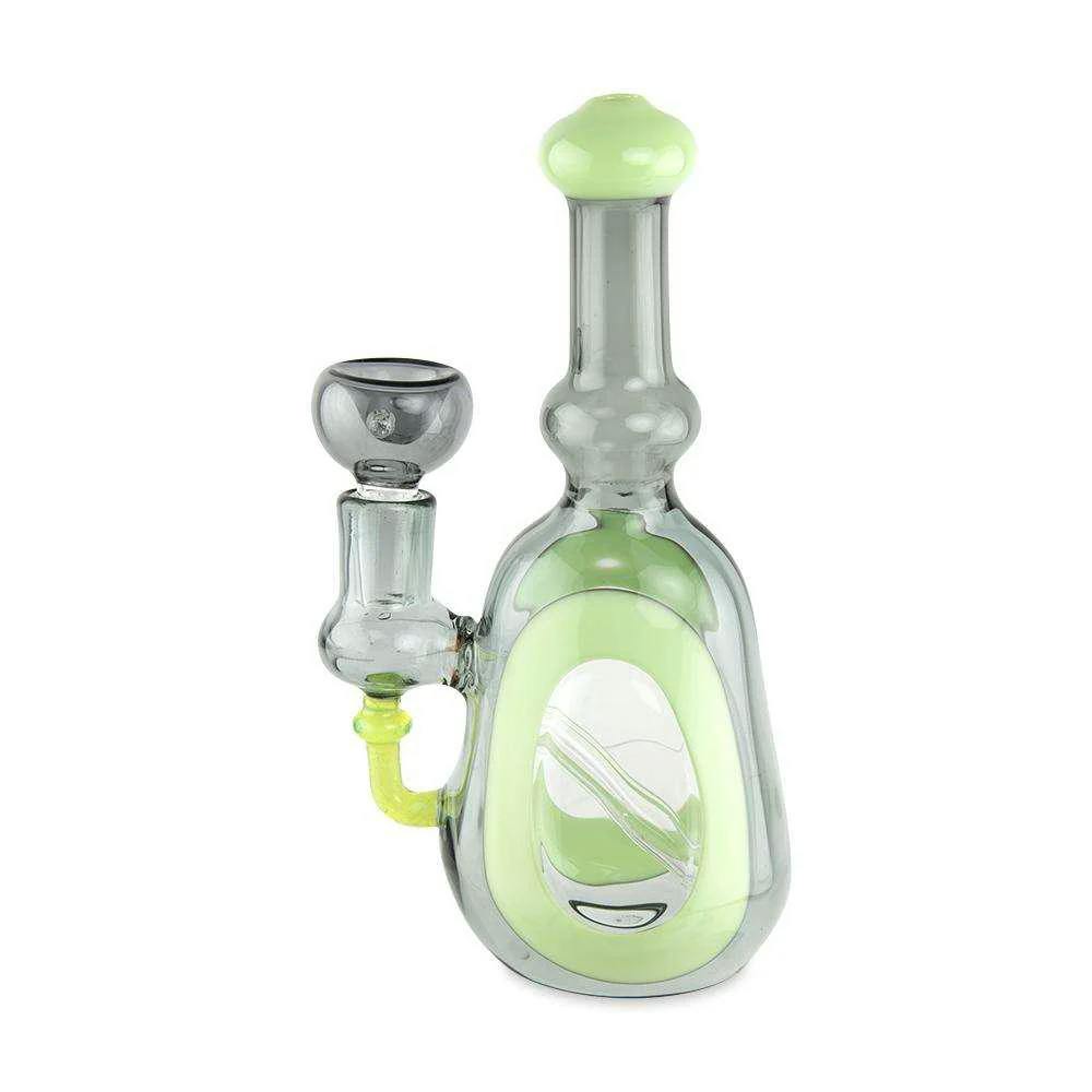 Image of Pioneer Glass | Glass Rig | Pink and Black | 6"