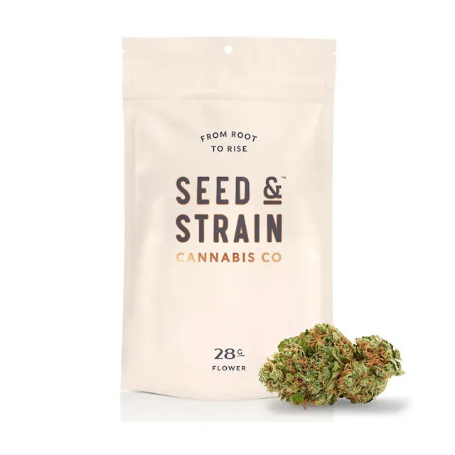 Seed & Strain Flower KY Jealous 28g (hybrid, 3.5g)