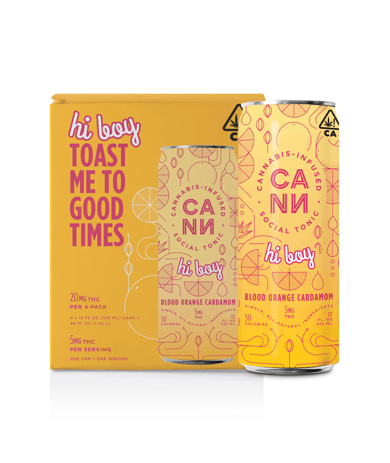 Cann Hi-Boys 4pk - Blood Orange Cardamom | Harborside (San Francisco)