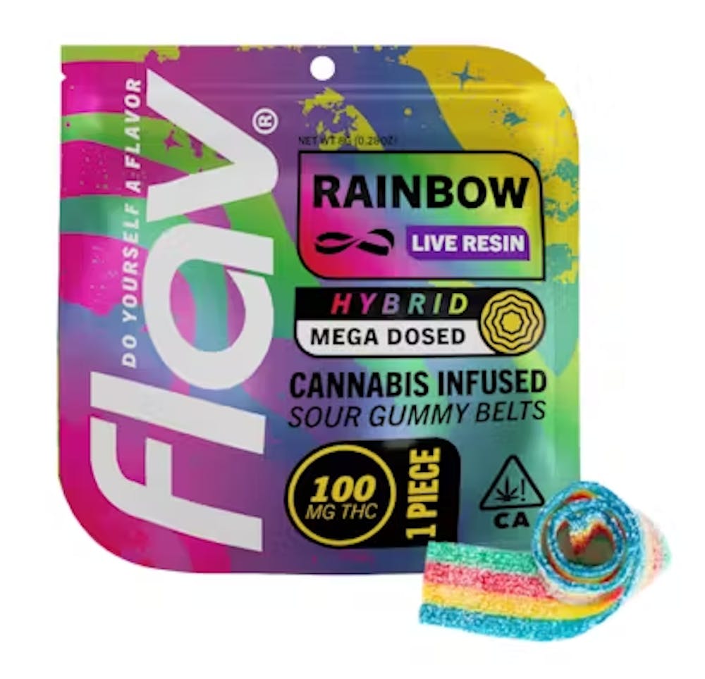 Product Live Resin Mega Belt | Rainbow (H) | 100mg 1 piece | Flav