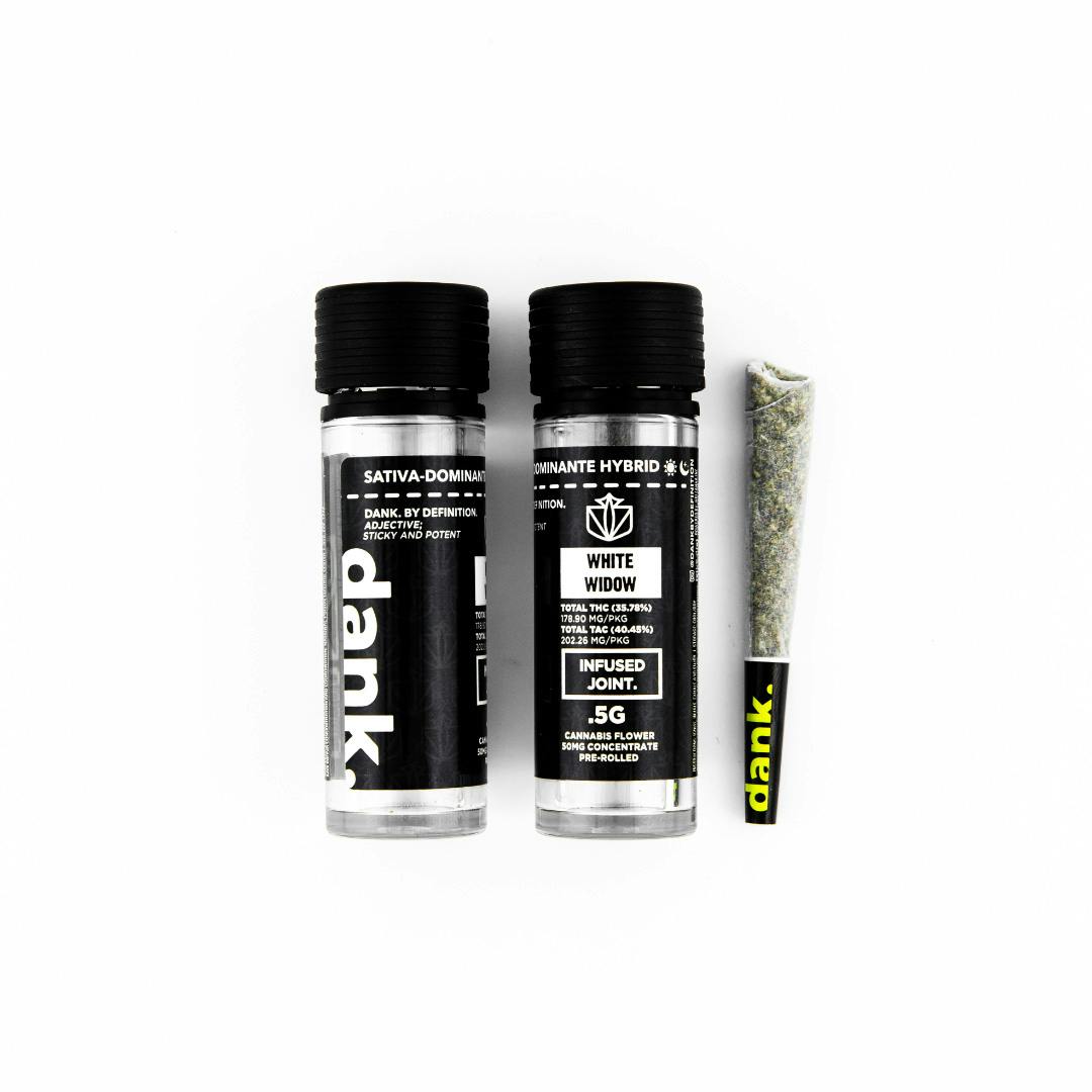 Product: Dank | White Widow | Infused Pre-Roll