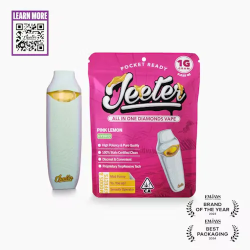 Pink Lemon (H) – (1g) Liquid Diamonds All-in-One Vape – Jeeter-active