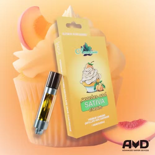 Product: AMNESIA | PEACHES AND CREAM | CART SATIVA