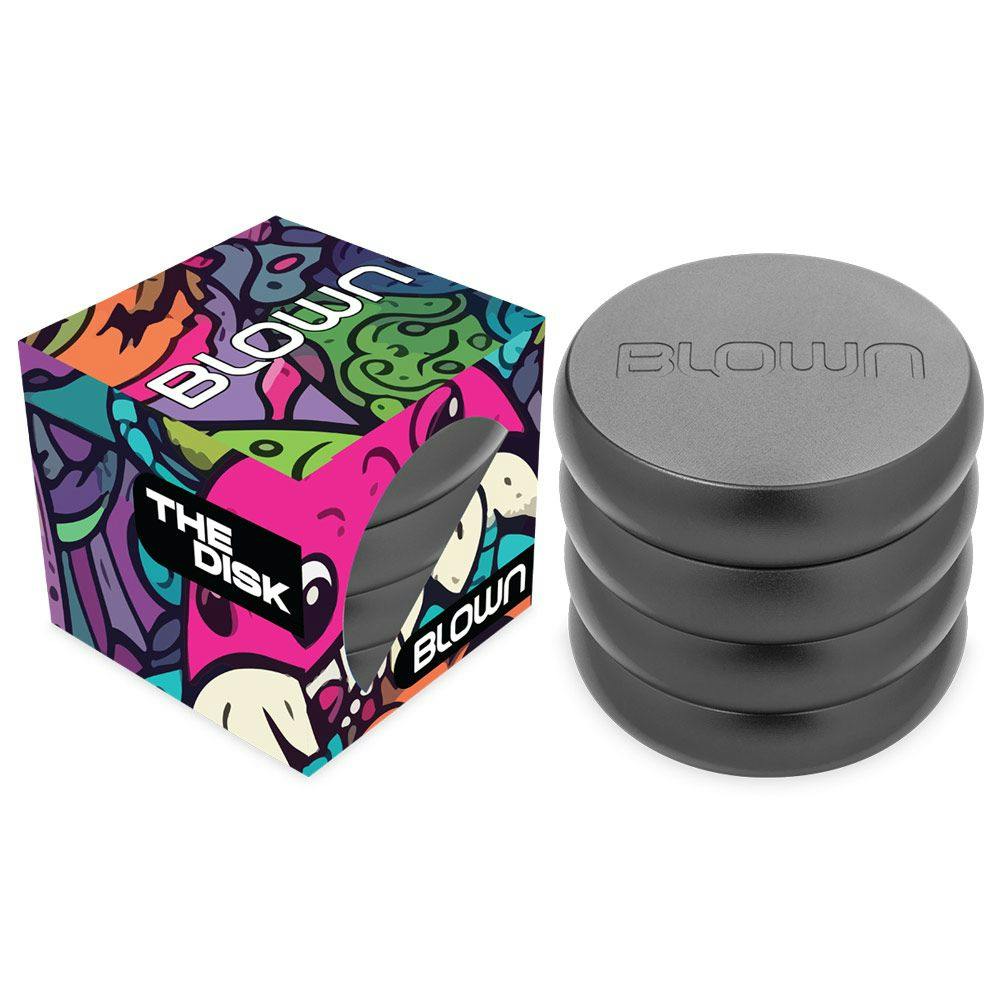 Blown Glassworks | 59mm Grinder | CUBE style | Red