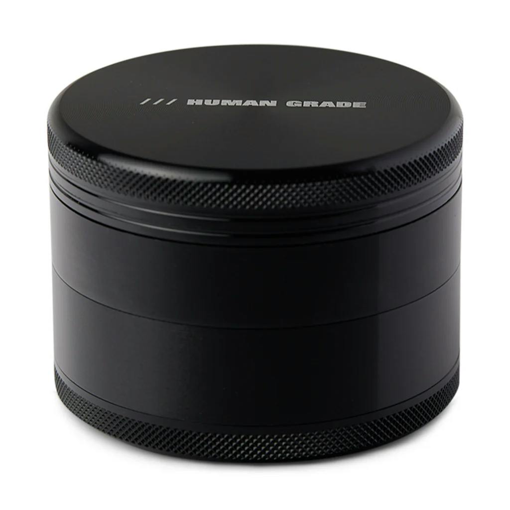 Human Grade - Aluminum Grinder 1B - (2.5") - **BLACK**