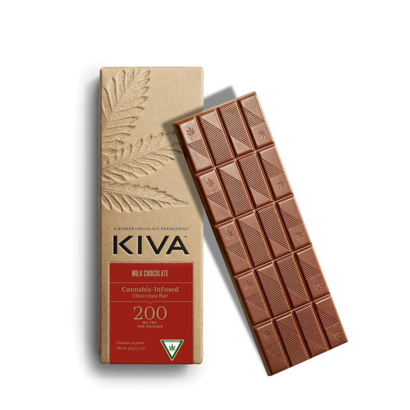 Kiva - Milk Chocolate 200mg Bar