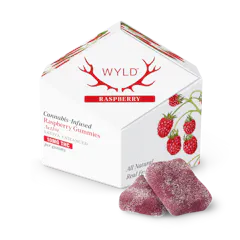 Raspberry Sativa Enhanced Gummies