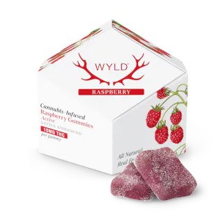 Raspberry Sativa Enhanced Gummies