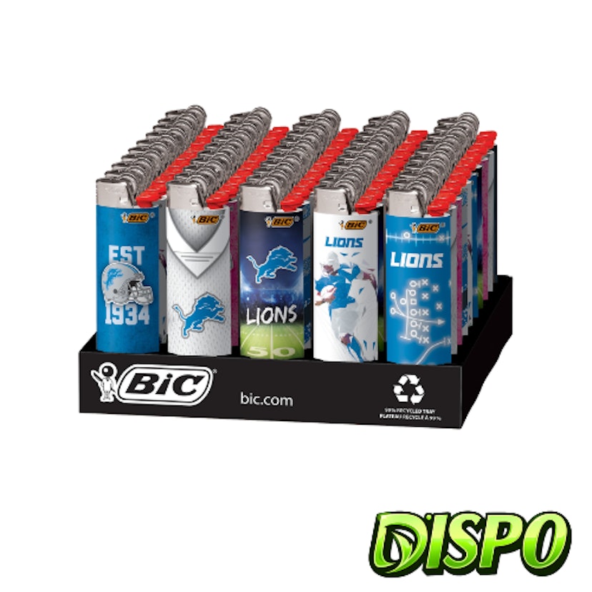 BIC NFL Detroit Lions Lighters