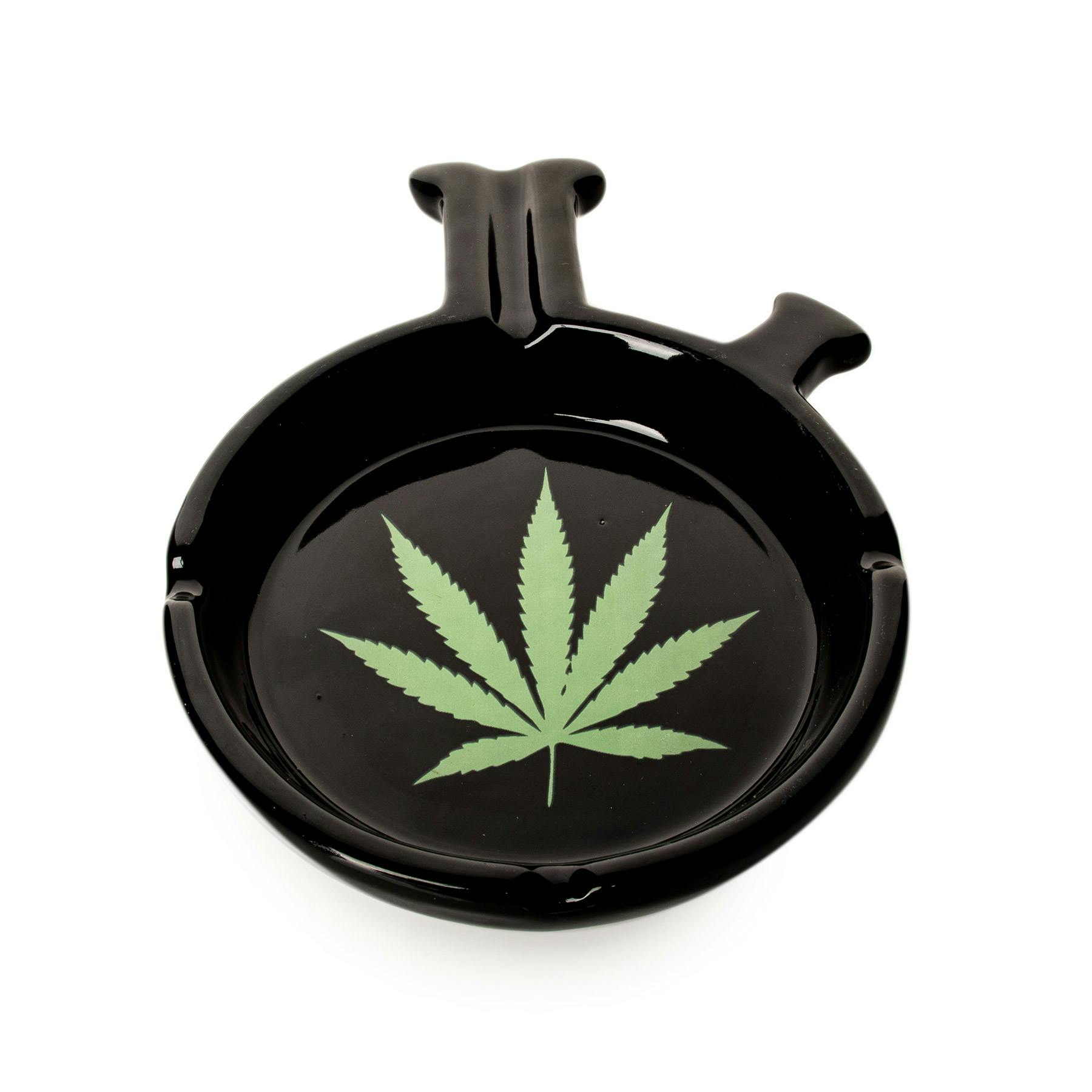 Bong Ash Tray w/ Leaf