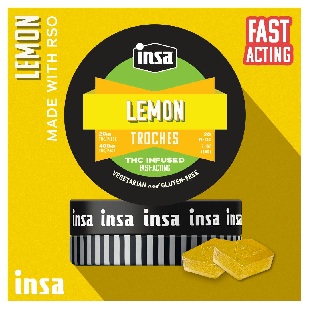 Lemon RSO Troches 20ct/20mg