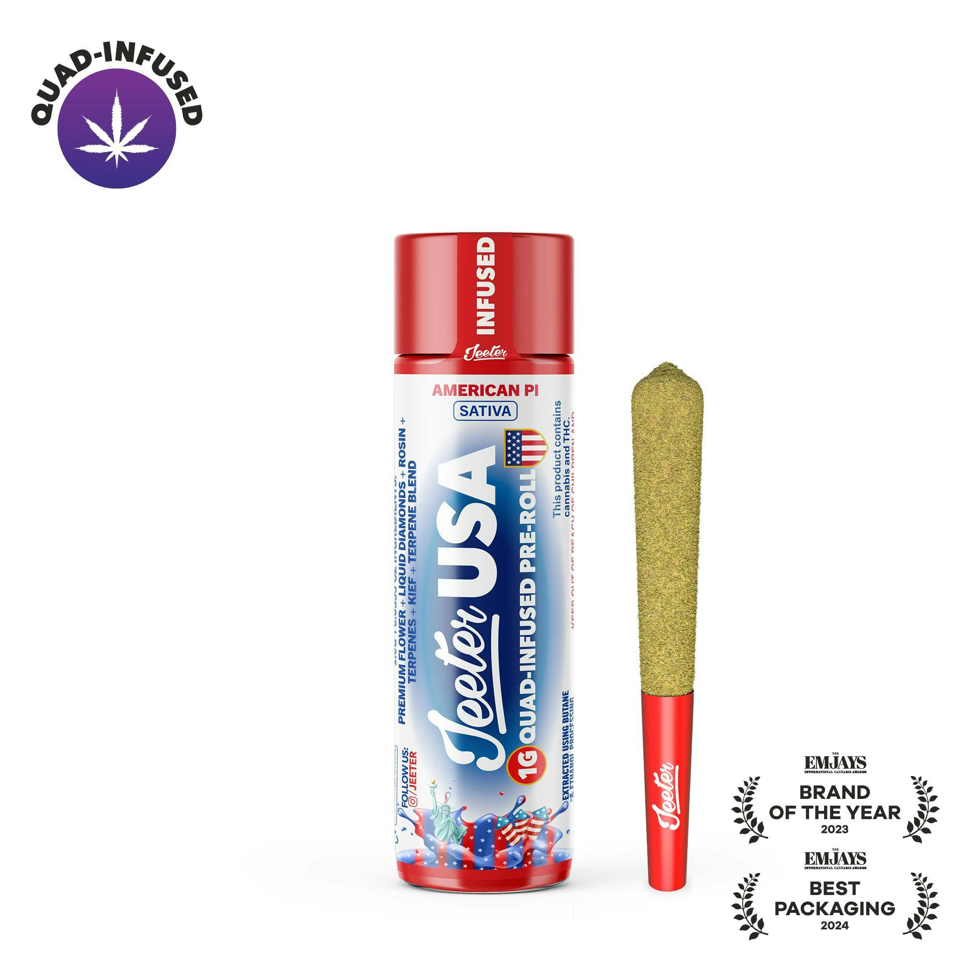 Jeeter - American Pi Infused Preroll at Silk Road NYC, Jamaica Queens