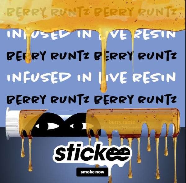 Product: Berry Runtz | 1.2g | Live Resin Infused | Stickee