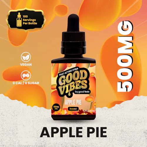 Apple Pie Fast-Acting Liquid Gummies Syrup | 500mg-active