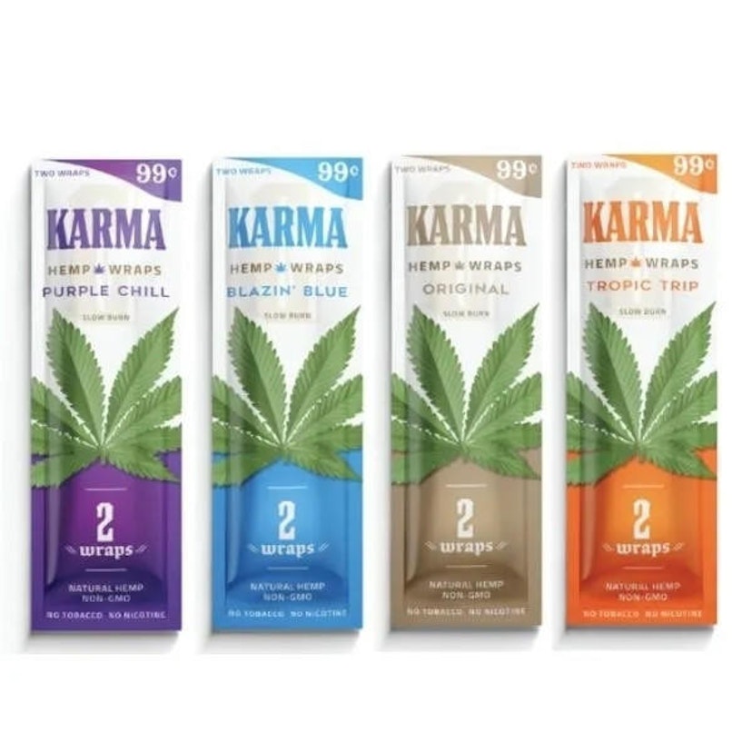 Karma Hemp Wraps 2pk Assorted