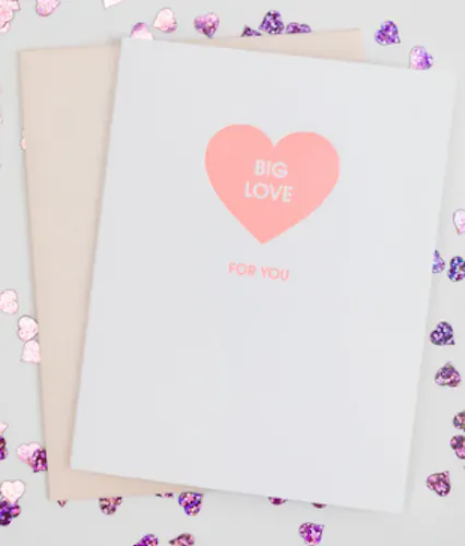 Chez Gagne – Big Love For You Greeting Card-active