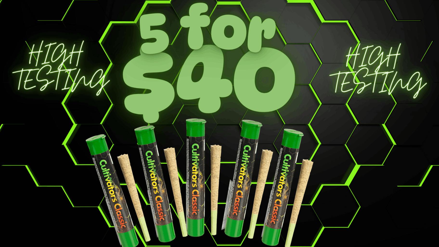 5 for $40
