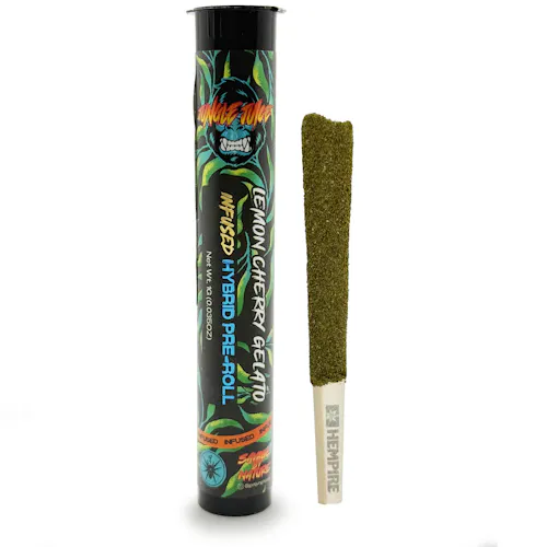 Jungle Juice Lemon Cherry Gelato Infused Tarantula Preroll Rec-active