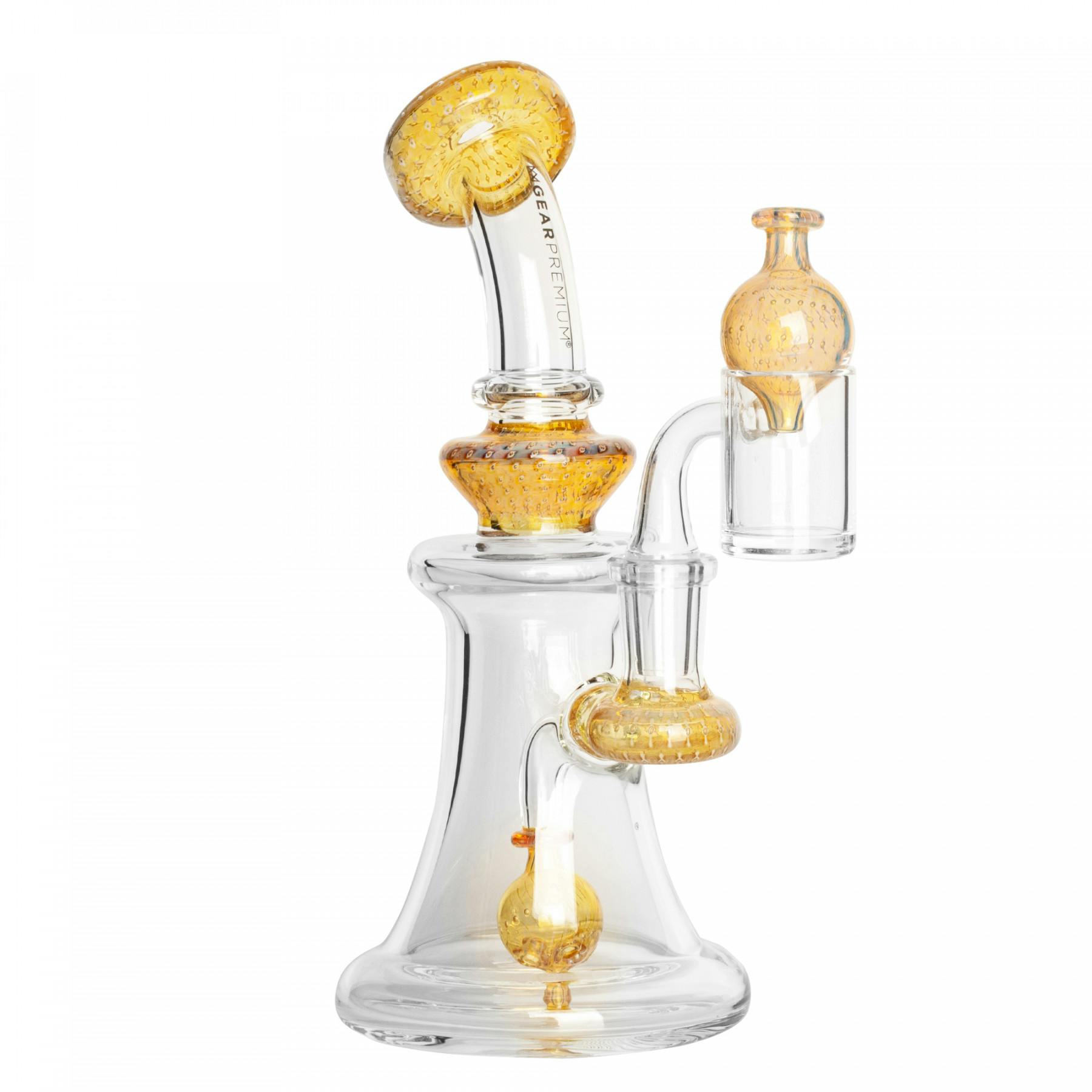 GEAR - 7.5 Fizzer Bubble Tech Dab Rig - Honey Gold  The Hunny Pot  Cannabis Co. (40 Centennial Pkwy N, Hamilton)