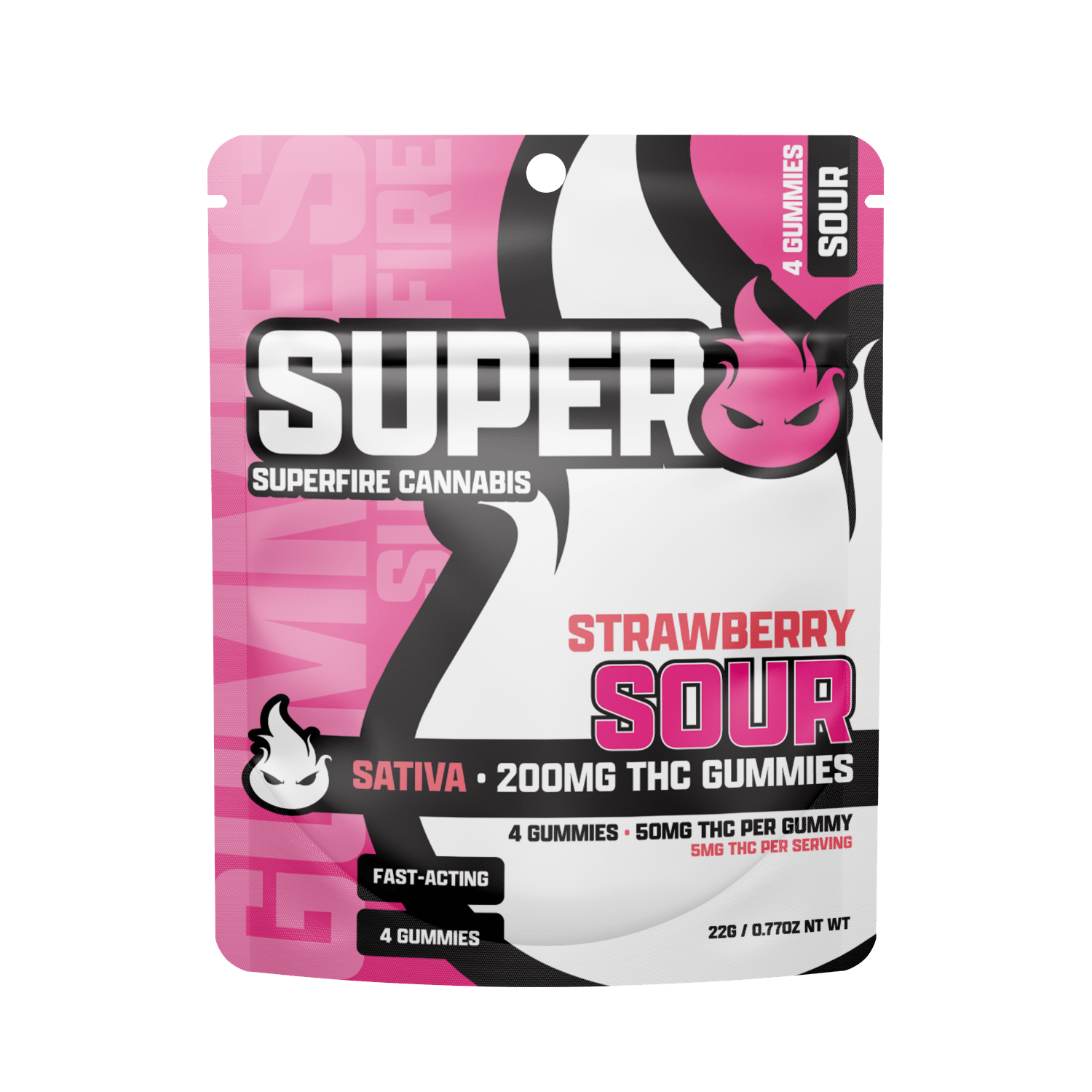 SuperFire - Sour Strawberry 200mg