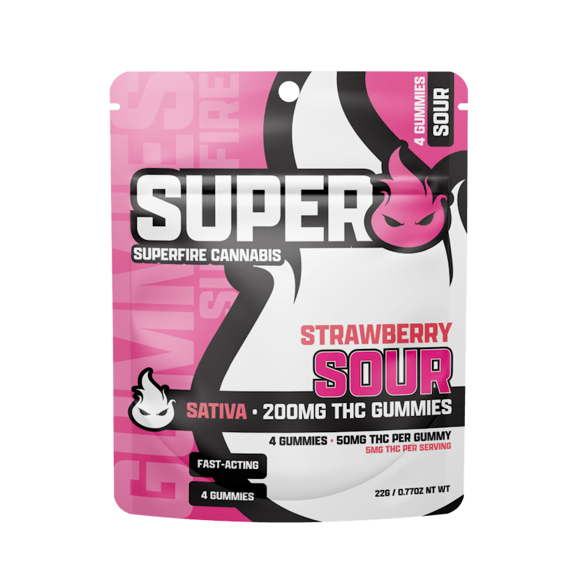 SuperFire - Sour Strawberry 200mg